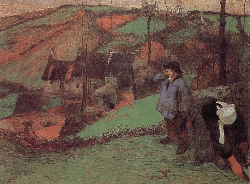 Paul Gauguin Brittany shepherd china oil painting image